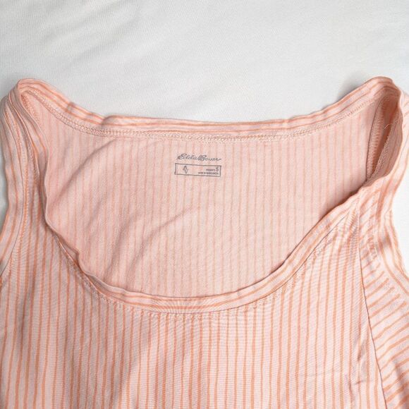 Eddie Bauer Peach Striped Tank Top - Picture 7 of 10